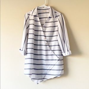 Soft surroundings Washed Tencel Tunic Top